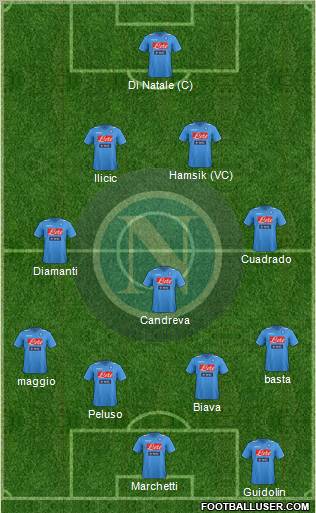 Napoli Formation 2012
