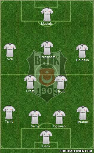 Besiktas JK Formation 2012