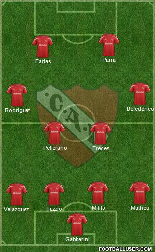 Independiente Formation 2012