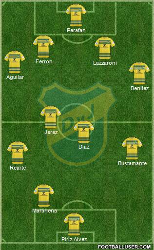 Defensa y Justicia Formation 2012
