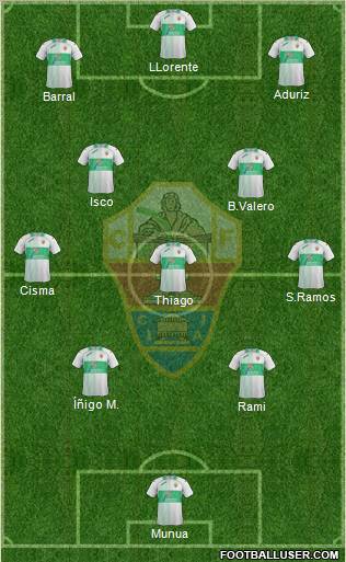 Elche C.F., S.A.D. Formation 2012