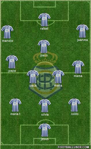 R.C. Recreativo de Huelva S.A.D. Formation 2012