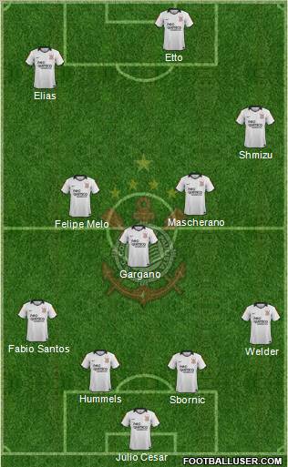 SC Corinthians Paulista Formation 2012