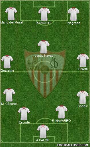 Sevilla F.C., S.A.D. Formation 2012