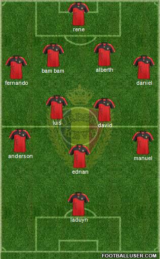 Belgium Formation 2012