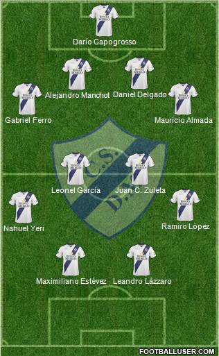 Deportivo Merlo football formation