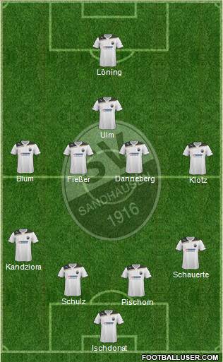 SV Sandhausen Formation 2012