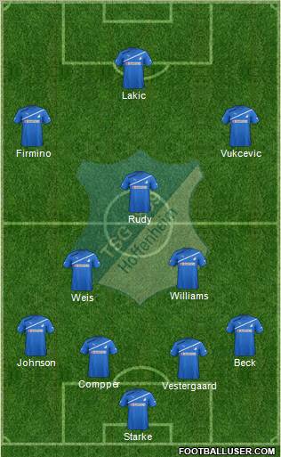 TSG 1899 Hoffenheim Formation 2012