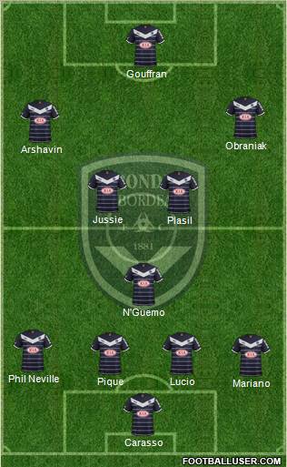 FC Girondins de Bordeaux Formation 2012