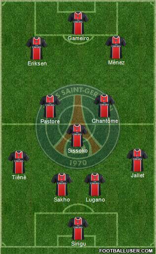 Paris Saint-Germain Formation 2012