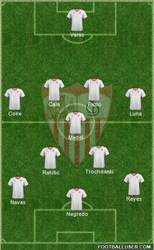 Sevilla F.C., S.A.D. Formation 2012