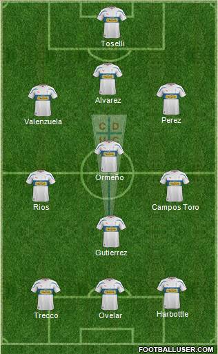 CD Universidad Católica Formation 2012