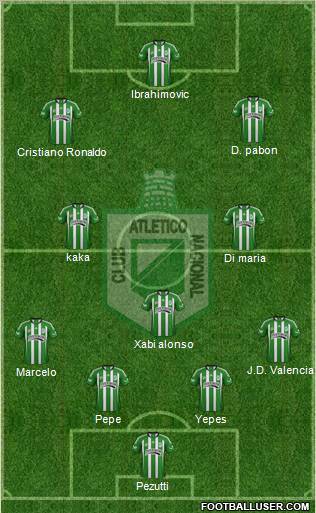 CDC Atlético Nacional Formation 2012