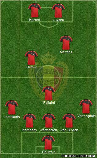 Belgium Formation 2012