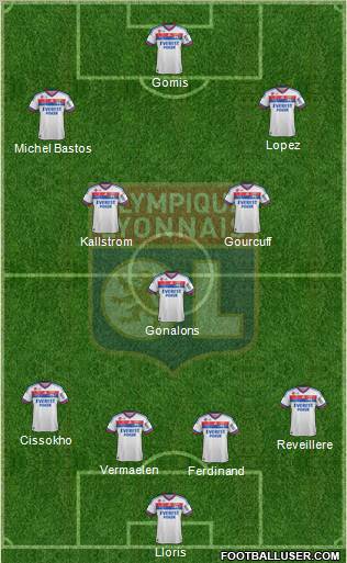 Olympique Lyonnais Formation 2012