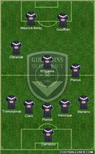 FC Girondins de Bordeaux Formation 2012