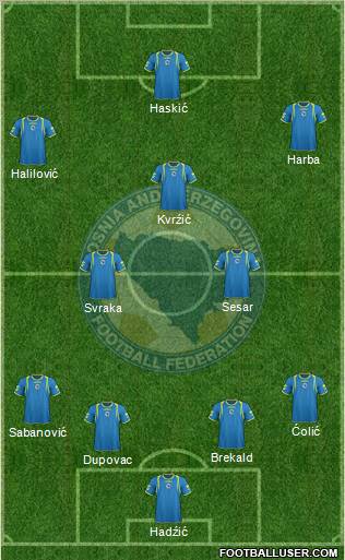 Bosnia and Herzegovina Formation 2012