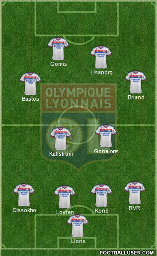 Olympique Lyonnais Formation 2012
