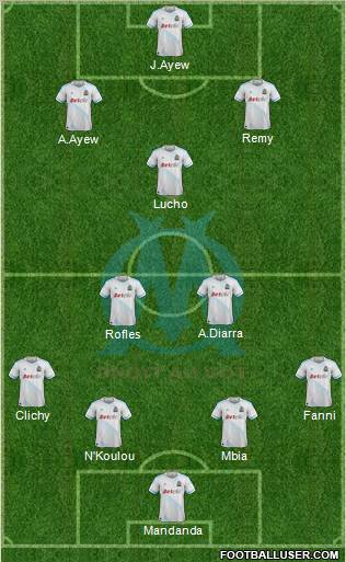 Olympique de Marseille Formation 2012