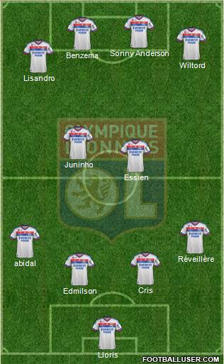 Olympique Lyonnais Formation 2012