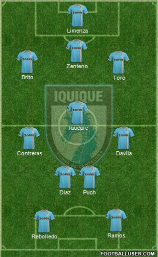 CD Municipal Iquique S.A.D.P. Formation 2012