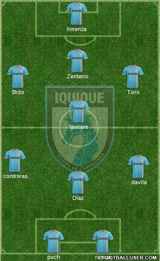 CD Municipal Iquique S.A.D.P. football formation