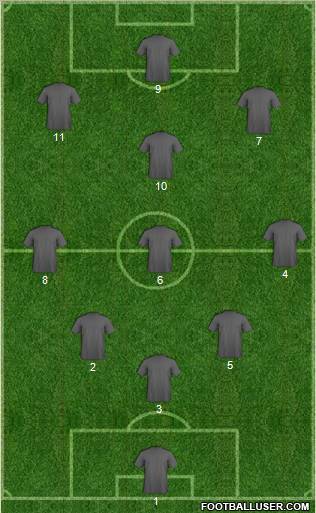 Pro Evolution Soccer Team Formation 2012