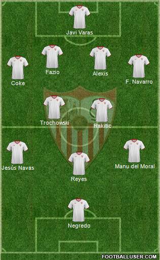Sevilla F.C., S.A.D. Formation 2012