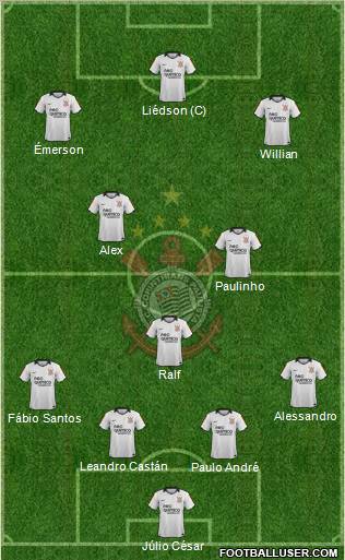 SC Corinthians Paulista Formation 2012