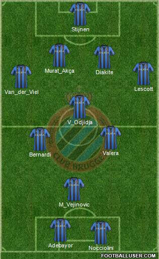 Club Brugge KV Formation 2012