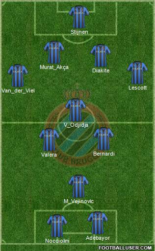 Club Brugge KV Formation 2012