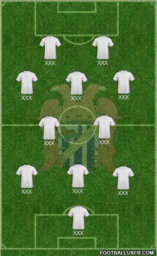 Águilas C.F. Formation 2012