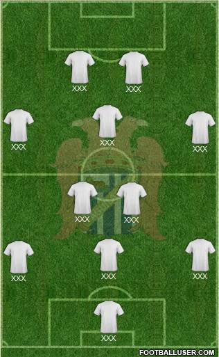 Águilas C.F. Formation 2012