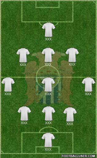 Águilas C.F. Formation 2012
