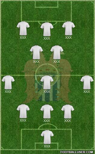 Águilas C.F. Formation 2012