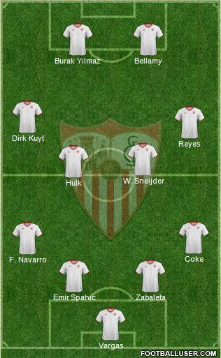 Sevilla F.C., S.A.D. Formation 2012