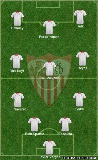 Sevilla F.C., S.A.D. Formation 2012