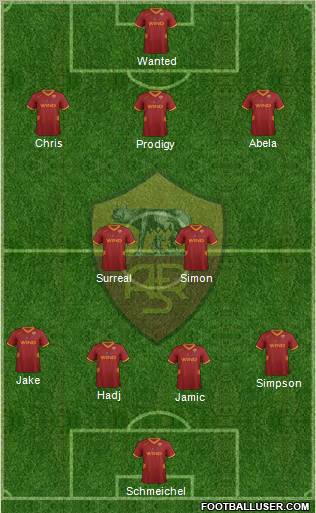 AS Roma Formation 2012