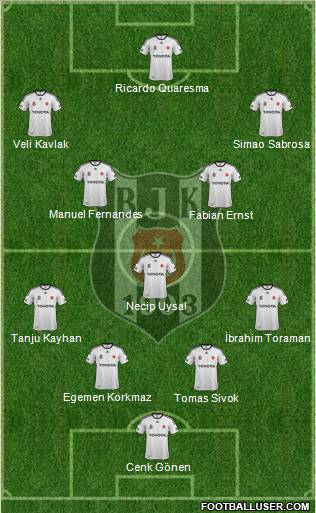 Besiktas JK Formation 2012