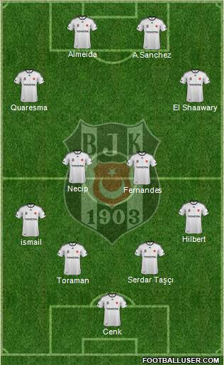Besiktas JK Formation 2012