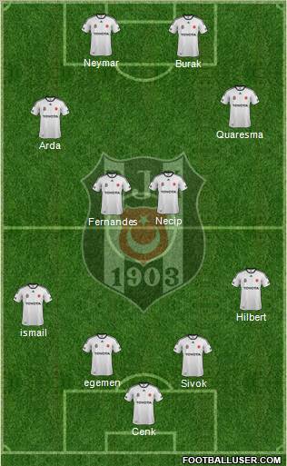 Besiktas JK Formation 2012