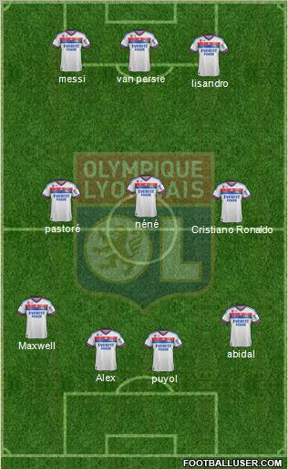 Olympique Lyonnais Formation 2012