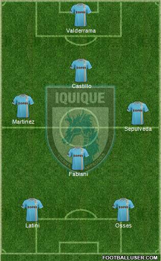 CD Municipal Iquique S.A.D.P. football formation