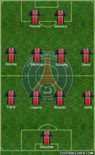 Paris Saint-Germain Formation 2012