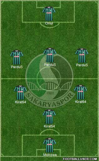 Sakaryaspor A.S. Formation 2012