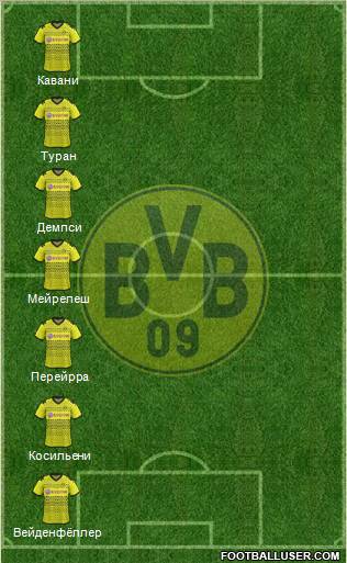 Borussia Dortmund Formation 2012