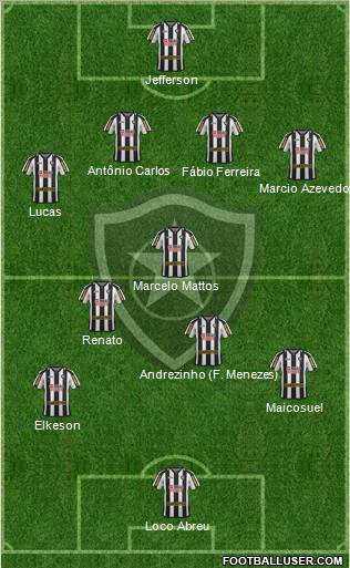 Botafogo FR Formation 2012