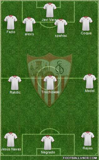 Sevilla F.C., S.A.D. Formation 2012