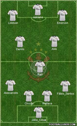 SC Corinthians Paulista Formation 2012