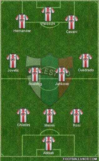 CD Palestino S.A.D.P. Formation 2012
